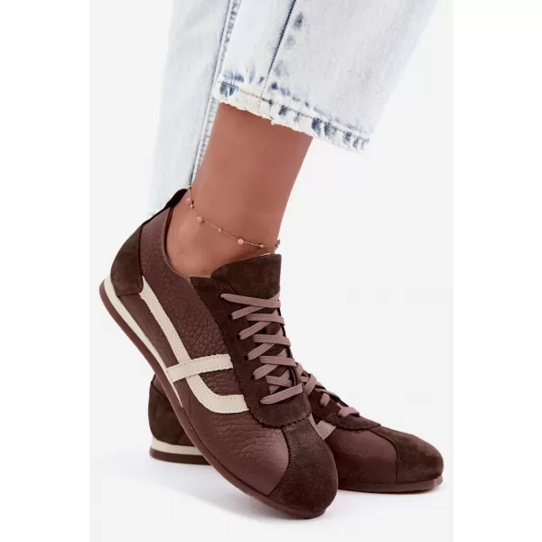  Dámské tenisky ZAZOO N1402S2/ CHOCOLATE 