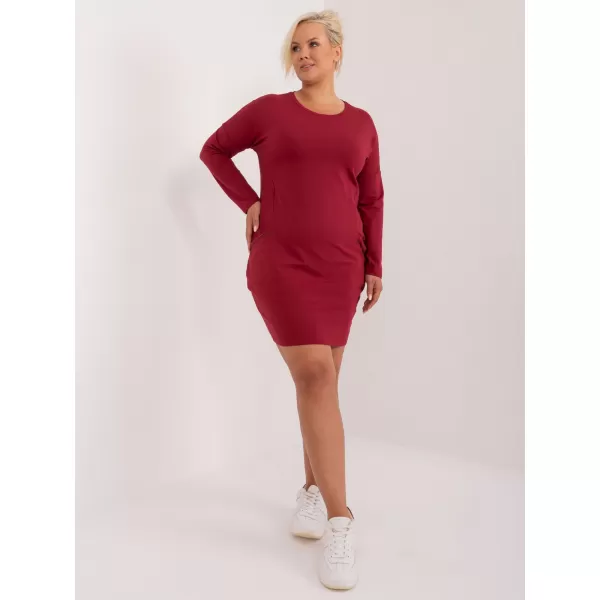  Dámské šaty RELEVANCE RV-TU-8295.29 BURGUNDY 