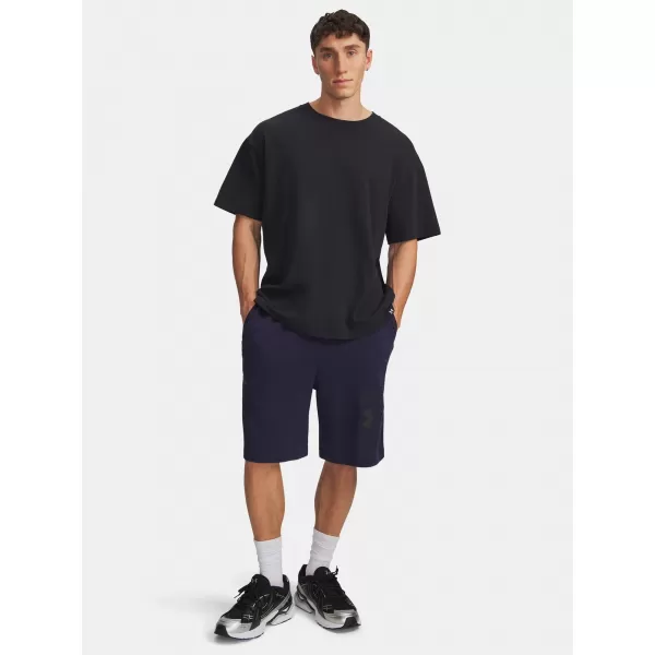  Pánské kraťasy UNDER ARMOUR UA RIVAL LW GRAPHIC SHORTS 6014689-410 MODRÁ 