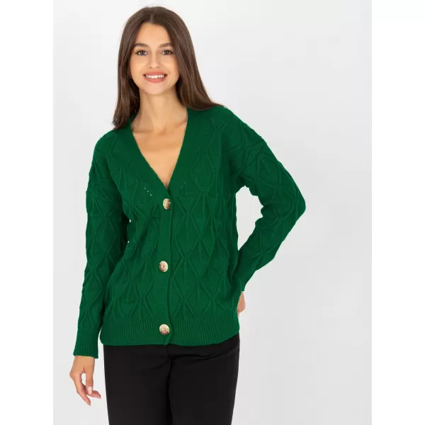 Dámský svetr RUE PARIS LC-SW-8035.06X DARK GREEN 