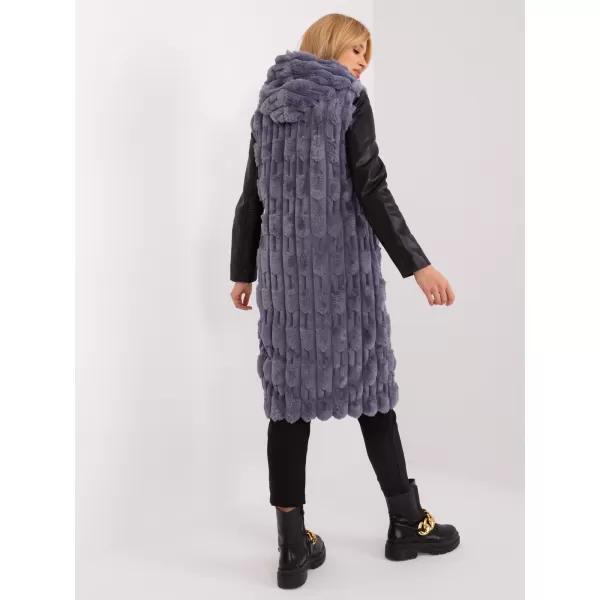  Dámská vesta WOOL FASHION ITALIA AT-KZ-2368-1.57 GRAY 