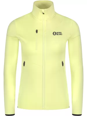 Dámská powerfleece mikina NORDBLANC CRISP NBSFL8338 ŽLUTÁ