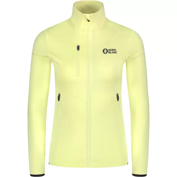  Dámská powerfleece mikina NORDBLANC CRISP NBSFL8338 ŽLUTÁ 