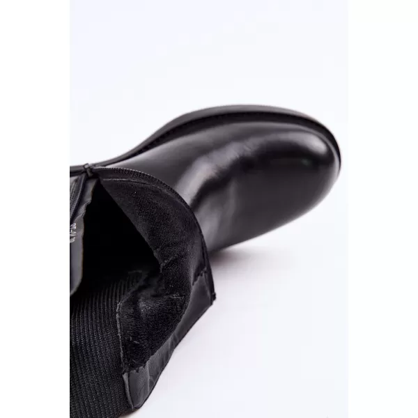  Dámské kotníkové boty SERGIO LEONE BT-04 BLACK 