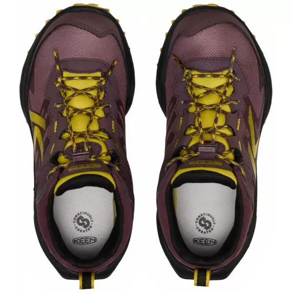  Dětské boty KEEN ZIONIC MID WP CHILDREN HUCKLEBERRY/MANGO MINT 