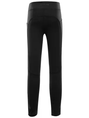 Dětské legíny ALPINE PRO GEMSO BLACK