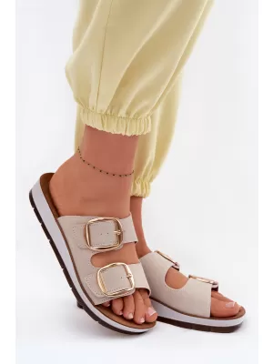 Dámské pantofle INBLU CP000061 BEIGE
