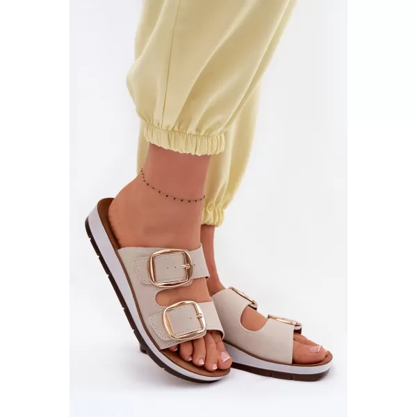 Dámské pantofle INBLU CP000061 BEIGE 