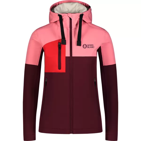  Dámská mikina NORDBLANC HIDA NBSSL8342 RŮŽOVÁ 