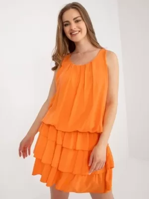 Dámské šaty OCH BELLA TW-SK-BI-8139.44 ORANGE