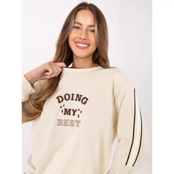 Dámská mikina RELEVANCE RV-BL-A942.62 LIGHT BEIGE 