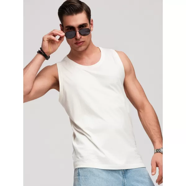  Pánské tílko OMBRE OM-TSBT-0272 WHITE 