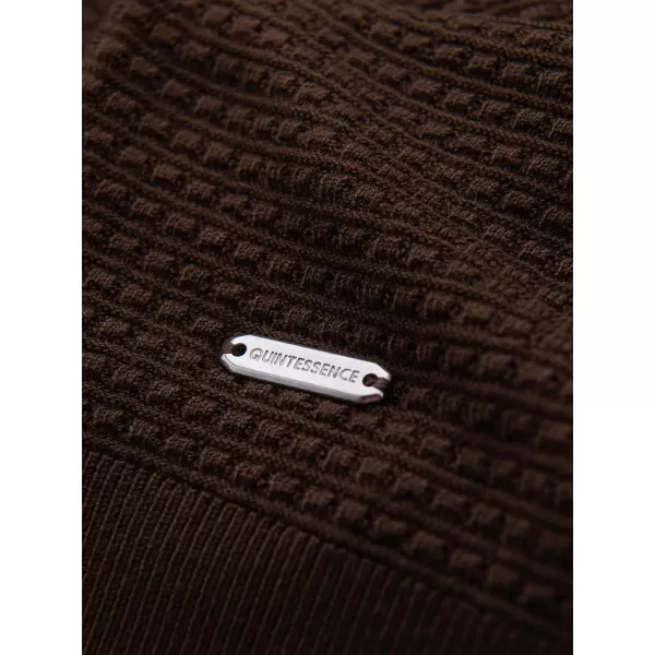  Pánské tričko OMBRE OM-TSCT-0303 BROWN 
