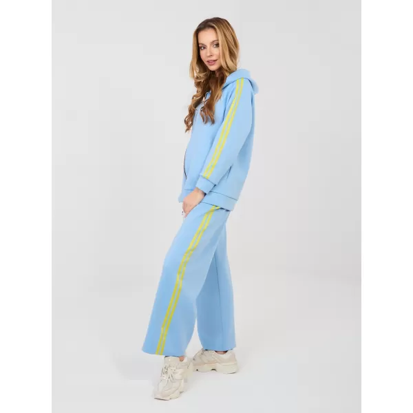  Dámská tepláková souprava RUE PARIS IT-KMPL-21782.93 LIGHT BLUE 
