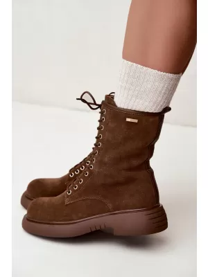 Dámské boty BIG STAR SHOES UU274611 BROWN/BEIGE