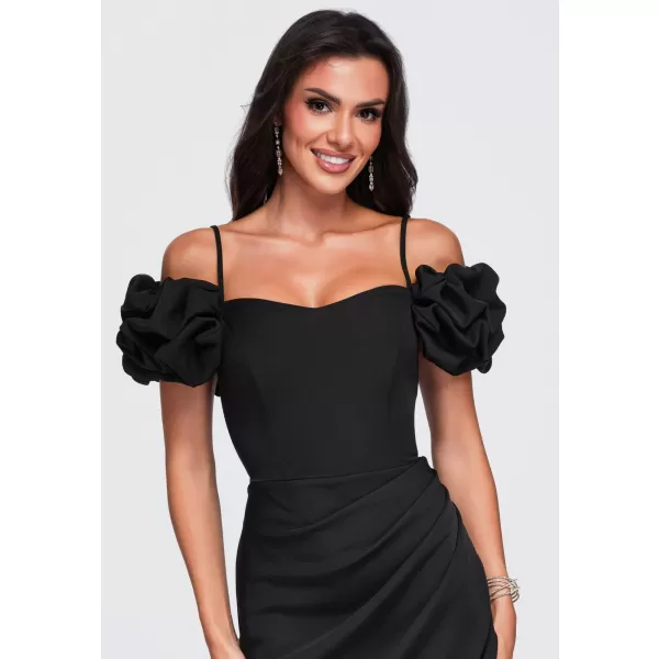  Dámské šaty LARICA LA-OM-DLR365 BLACK 
