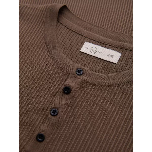  Pánské tričko OMBRE OM-TSCT-0304 LIGHT BROWN 