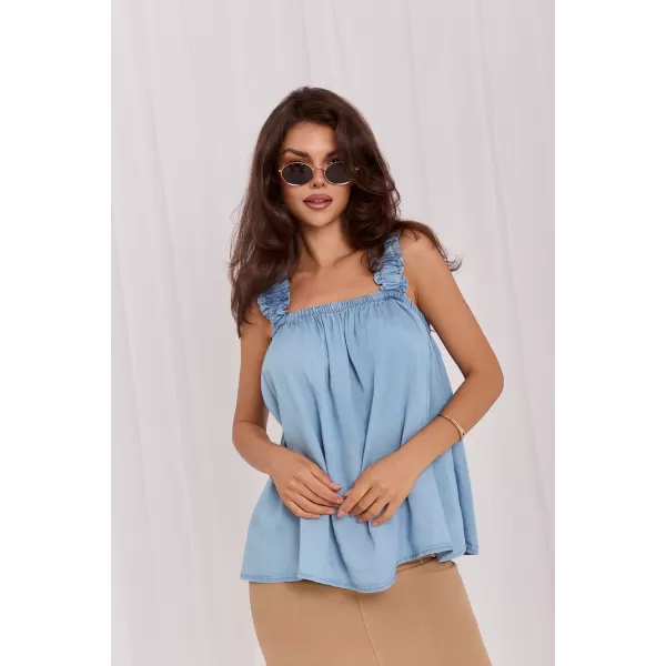  Dámské tílko ITALY MODA IT-BZ-A9157TSNZ.99 LIGHT BLUE 