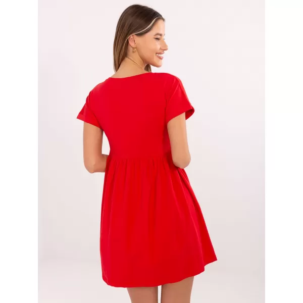  Dámské šaty RUE PARIS RV-SK-5672.03P RED 
