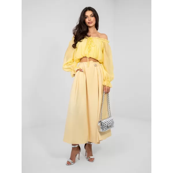  Dámská sukně FACTORY PRICE IT-SD-81036.82 BRIGHT YELLOW 