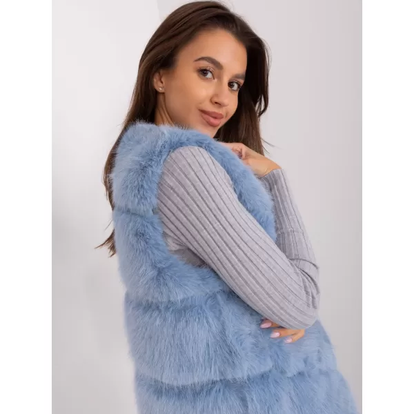  Dámská vesta WOOL FASHION ITALIA AT-KZ-2349.00P BLUE 