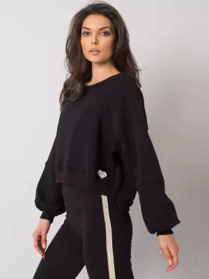 Dámská mikina RUE PARIS RV-BL-7334.69 NOIRE