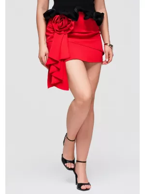 Dámská sukně OMBRE OW-GL-E0009 RED