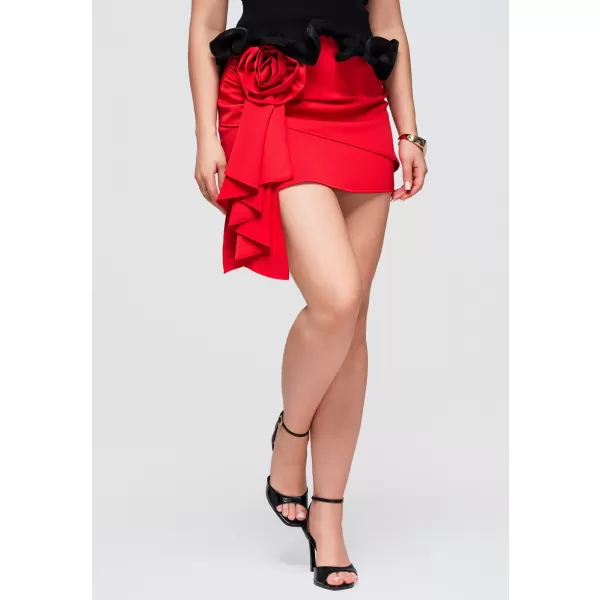  Dámská sukně OMBRE OW-GL-E0009 RED 