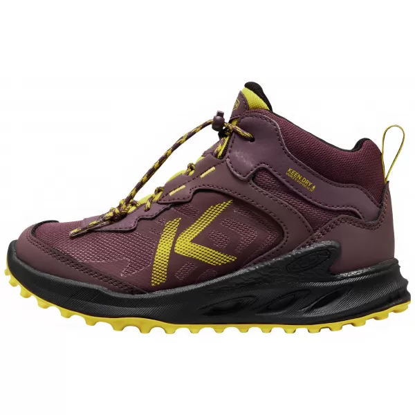  Juniorské boty KEEN ZIONIC MID WP HUCKLEBERRY/MANGO MINT 