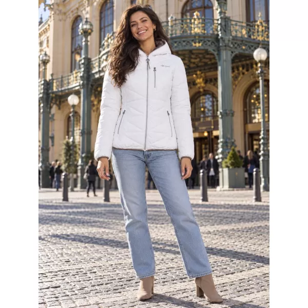  Dámská zimní bunda ALTISPORT IVORY BÍLÁ 