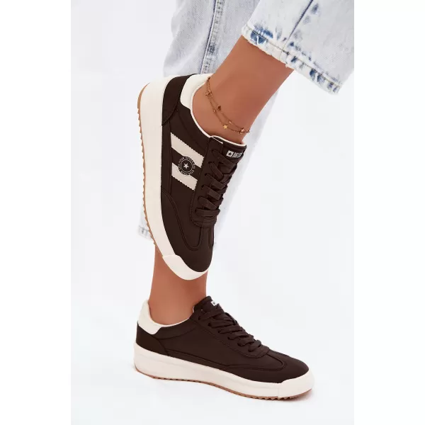  Dámské tenisky BIG STAR SHOES UU274024 BROWN/BEIGE 