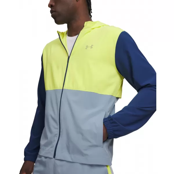  Pánská bunda UNDER ARMOUR UA VELOCITI HOODED JACKET 6015111-997 MODRÁ 