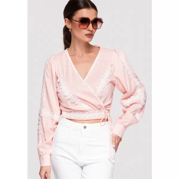 Dámské triko LARICA OW-TS-E0033 PINK 