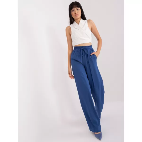  Dámské kalhoty LAKERTA LK-SP-509331.25 DARK BLUE 