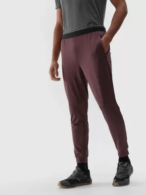Pánské kalhoty 4F 4FWAW25TTROM1251 DARK BROWN