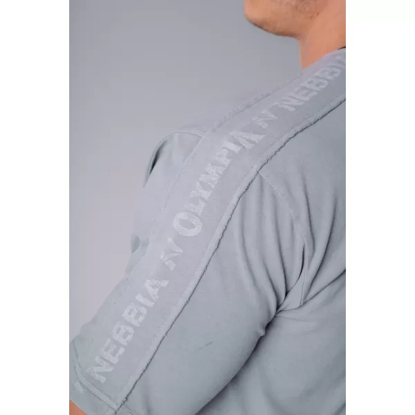  Pánské trička NEBBIA OLYMPIA MUSCLE COVER 942 LIGHT GREY 