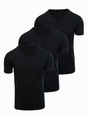 Pánské triko OMBRE OM-TSBS-0281 BLACK