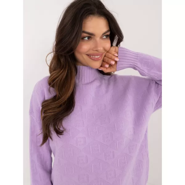  Dámský svetr WOOL FASHION ITALIA AT-SW-2339.54 BRIGHT PURPLE 