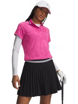 Dámské polo UNDER ARMOUR UA ARMOURDRY JACQ POLO 6013993-622 RŮŽOVÁ