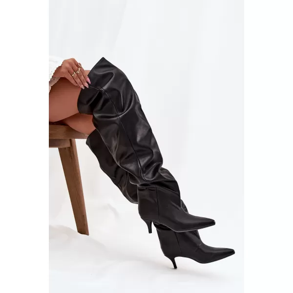  Dámské kozačky BOTO 8506 BLACK 