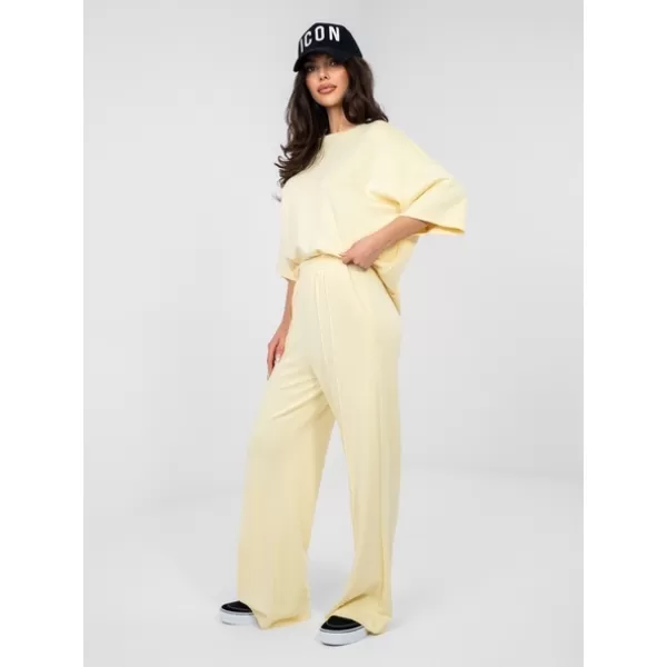  Dámské tepláky RUE PARIS RV-DR-A1062.08 BRIGHT YELLOW 