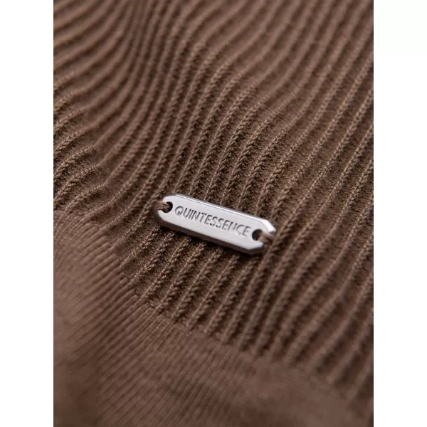  Pánské triko s límečkem OMBRE OM-POSS-0182 LIGHT BROWN 