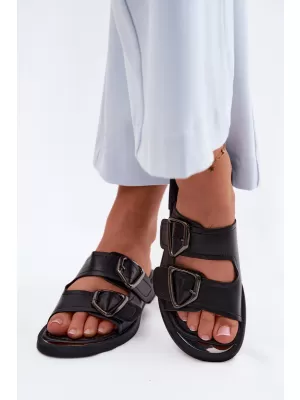 Dámské pantofle VINCEZA 62304 BLACK