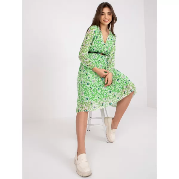  Dámské šaty ITALY MODA DHJ-SK-10536A-1.80 BRIGHT GREEN 