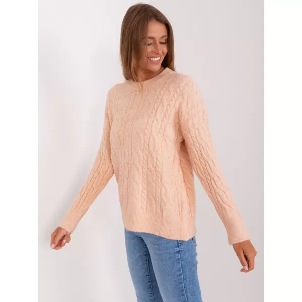  Dámský svetr WOOL FASHION ITALIA AT-SW-2335.27 PEACH 
