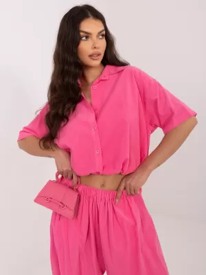 Dámská košile ITALY MODA IT-KS-FL10320.12 DARK PINK