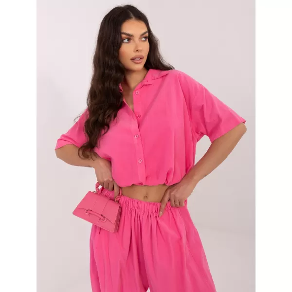  Dámská košile ITALY MODA IT-KS-FL10320.12 DARK PINK 