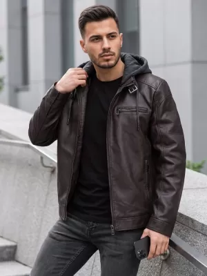 Pánská bunda DSTREET HNĚDÁ