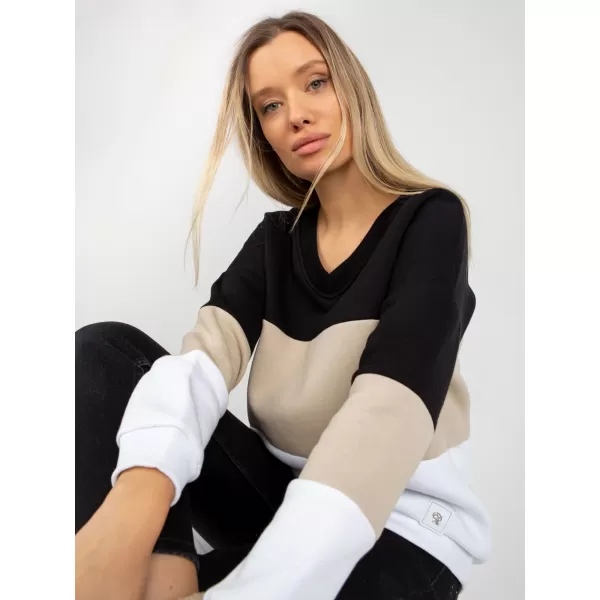  Dámská mikina RELEVANCE RV-BL-8377.89 BLACK AND BEIGE 