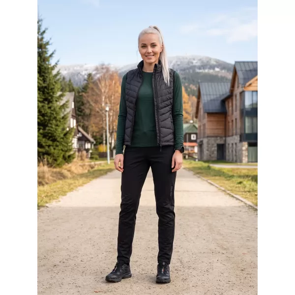  Dámské softshellové kalhoty ALPINE PRO ABARA 2 BLACK 
